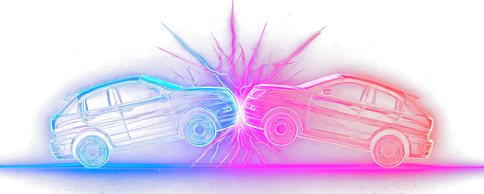 autos colisionando